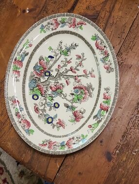 Vintage Johnson Brothers Indian Tree Oval Platter
